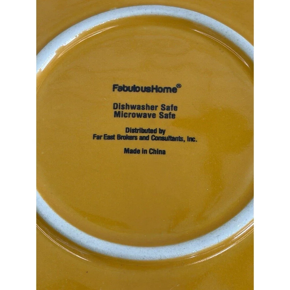 Ceramic Pumpkin Pie Plate With Recipe Yellow Pie Pan 11” Round
